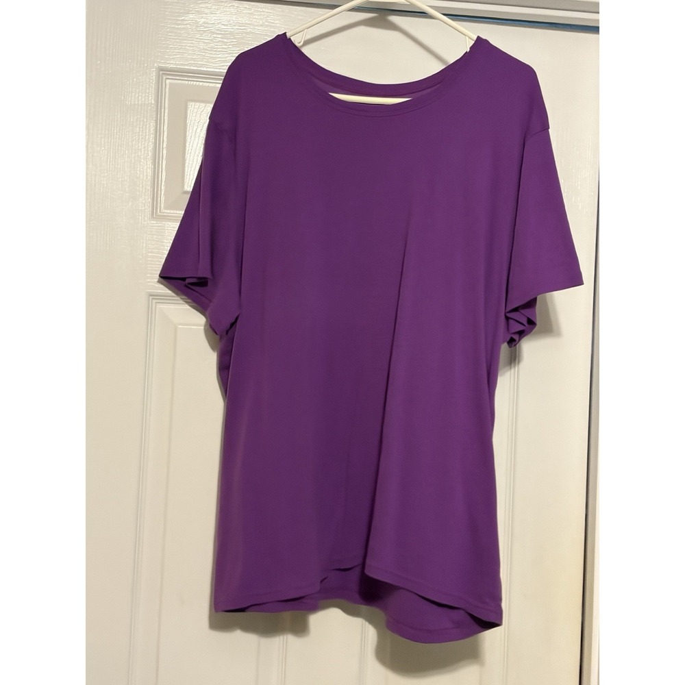 Plus Size Women Tops/ Purple Size 5X, Plus Clothes for Women, Purple Shirt